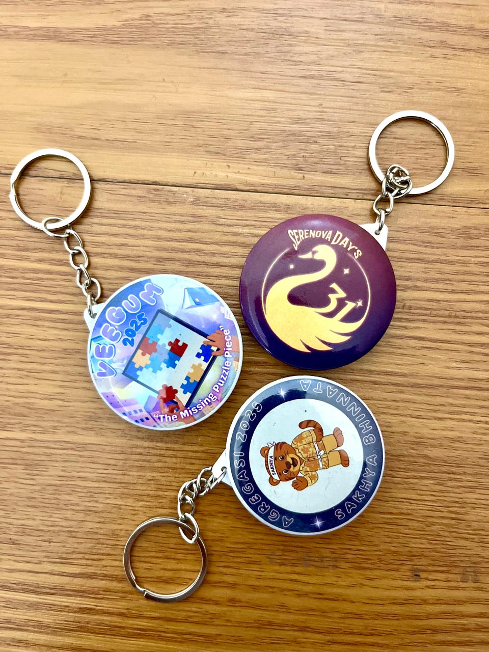 Gantungan kunci desain custom